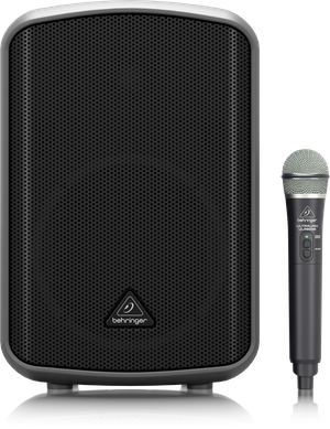 Behringer Europort MPA200BT Battery powered 200W Speaker with Wireless Handheld Microphone
